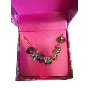 Betsy Johnson Owl Necklace New in Box